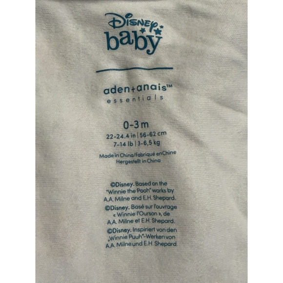 Disney Baby Sleep Sack Swaddle 0-3 months Winnie The Pooh Aden + Anais Baby - Picture 3 of 6